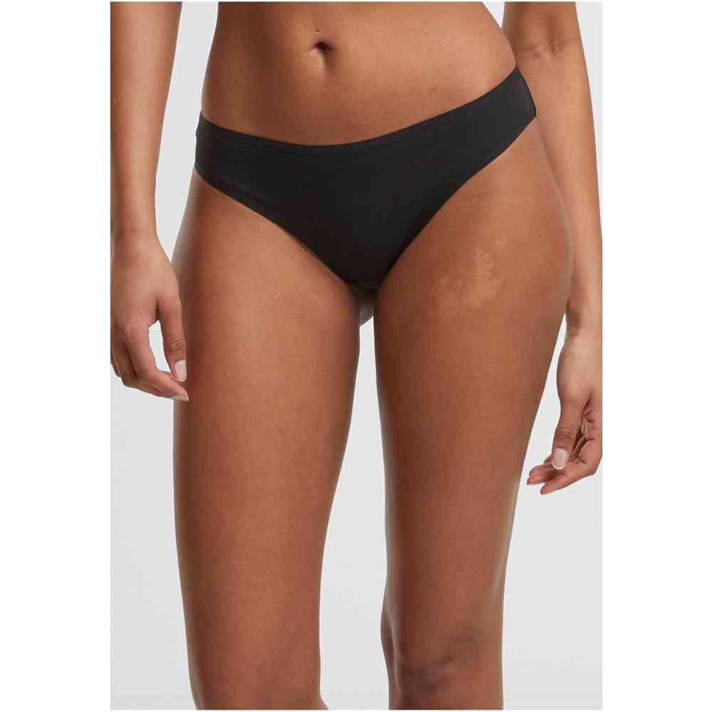 Urban Classics - Basic Cotton 5Pack Slip set - Zwart